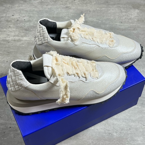 P448 Shoes - NWT P448 Cancun Designer Sneakers women’s size 12.5 or EU43 beige